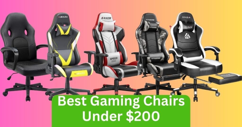 10 Best Gaming Chairs under 200 for Ultimate Comfort & Support