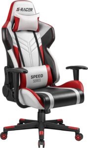 Homall Gaming Chair Racing Style High-Back PU Leather